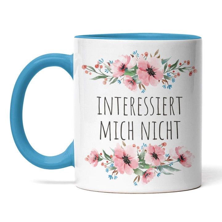 Tasse "Interessiert mich nicht" – Lustige Sarkasmus-Tasse für Büro & Alltag