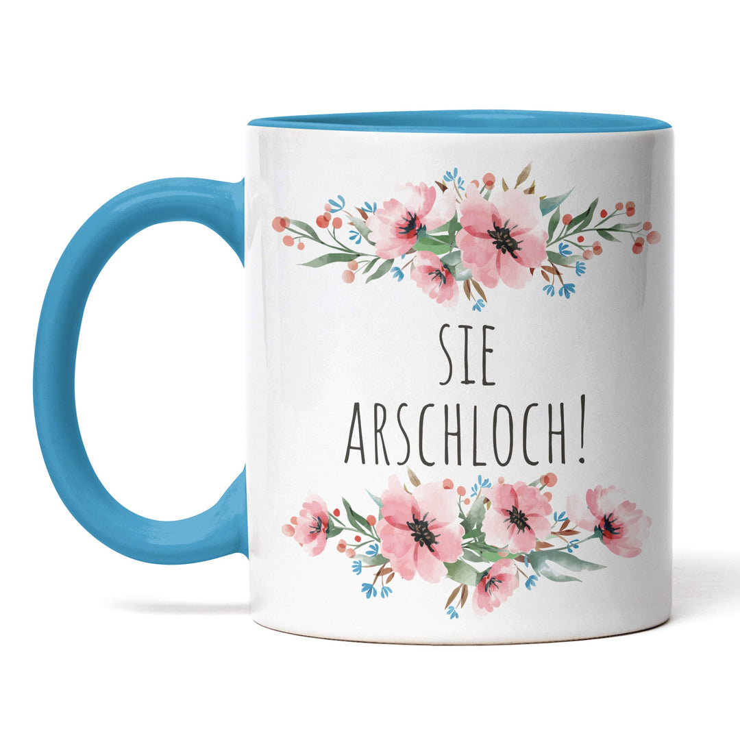 Tasse "Sie Arschloch" – Freche Statement-Tasse für klare Ansagen