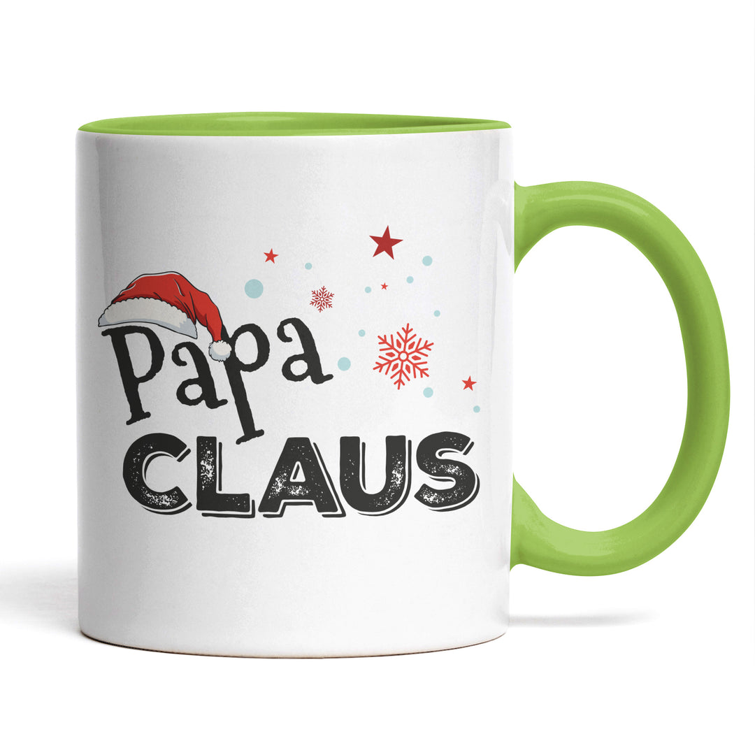Papa Claus mit Mütze Tasse – Lustige Weihnachts-Tasse für Väter & Familien | PEPAM Geschenke