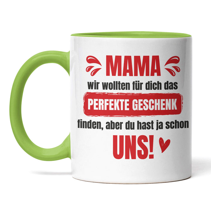 Lustige Tasse "Mama, das perfekte Geschenk" – Charmantes Geschenk für Mütter
