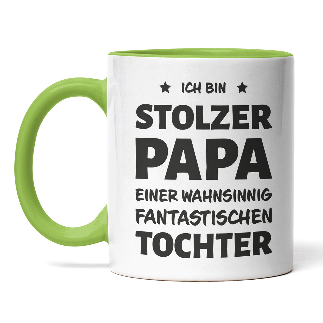 Tasse "Stolzer Papa, fantastische Tochter" – Liebevolles Geschenk für Väter