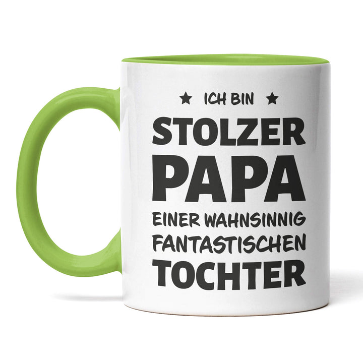 Tasse "Stolzer Papa, fantastische Tochter" – Liebevolles Geschenk für Väter