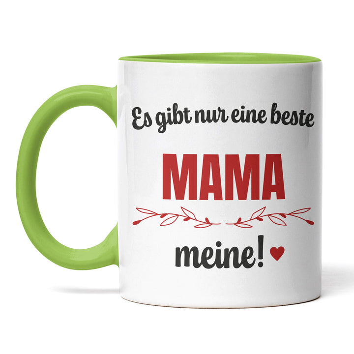 Tasse "Es gibt nur eine beste Mama" – Charmantes Geschenk für Mütter