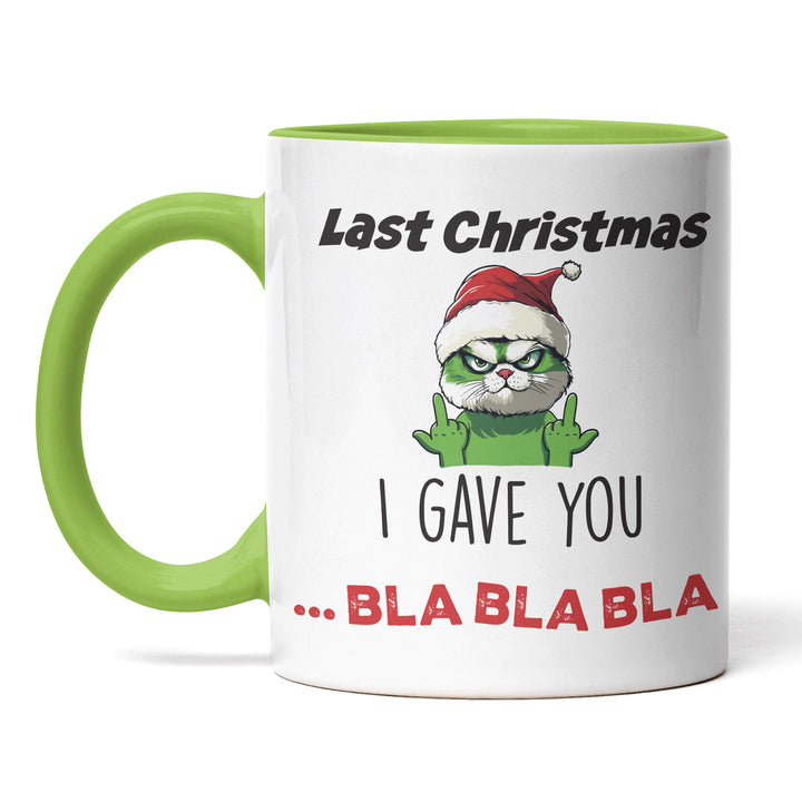 Last Christmas I Gave You Bla Bla Bla Tasse – Lustige Weihnachts-Tasse mit Spruch | PEPAM Geschenke