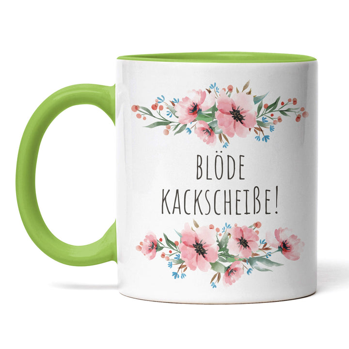 Tasse "Blöde Kackscheiße" – Perfektes Geschenk für genervte Kaffeejunkies
