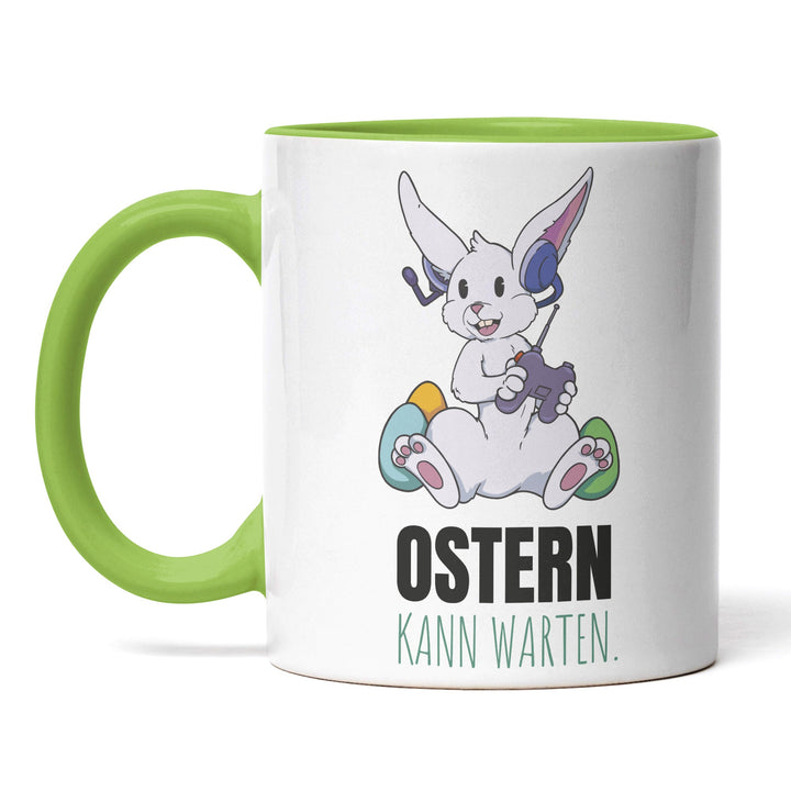 Lustige Gaming-Tasse "Ostern kann warten" – Perfekt für Gamer