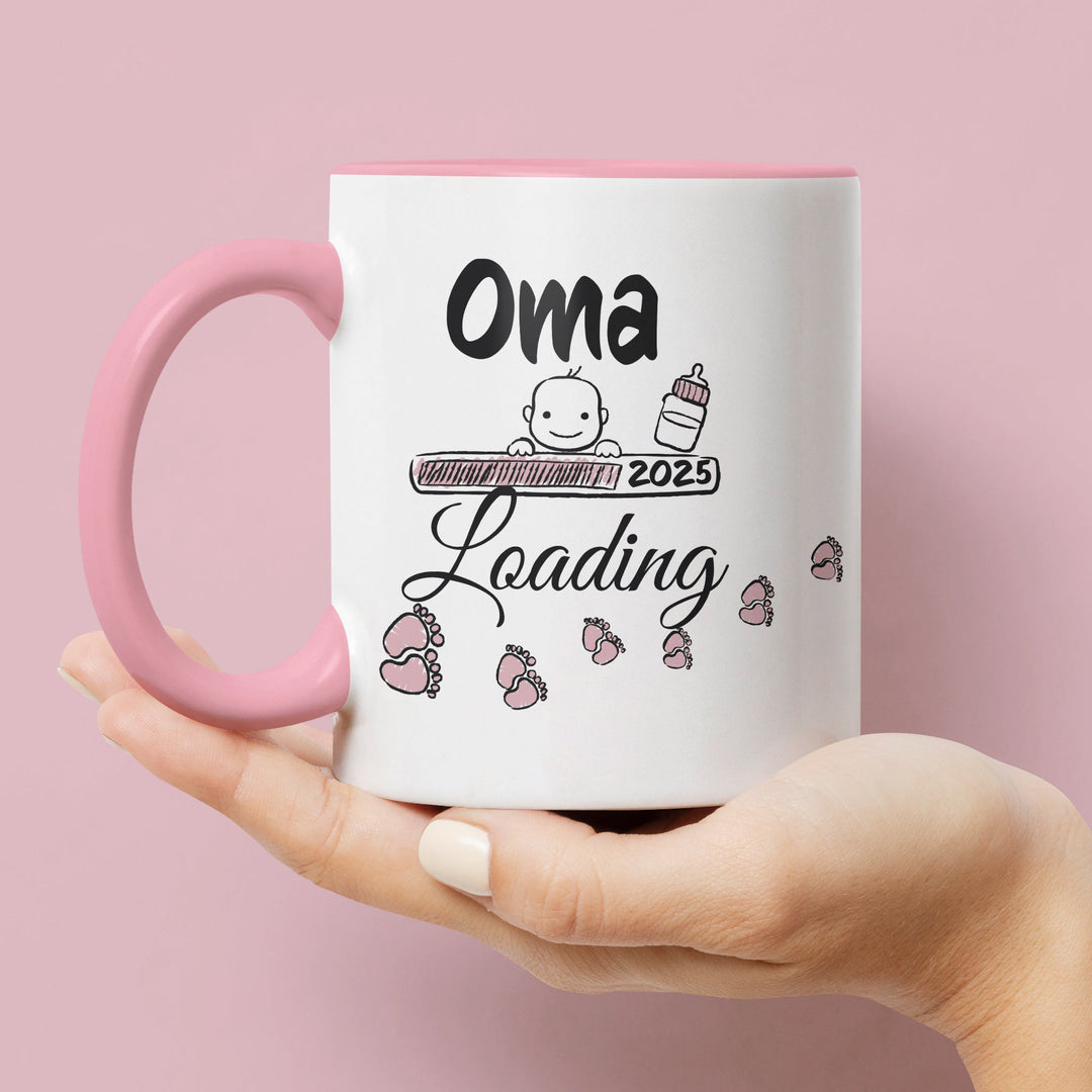 Lustige Tasse "Oma Loading" – Charmantes Geschenk für zukünftige Großmütter
