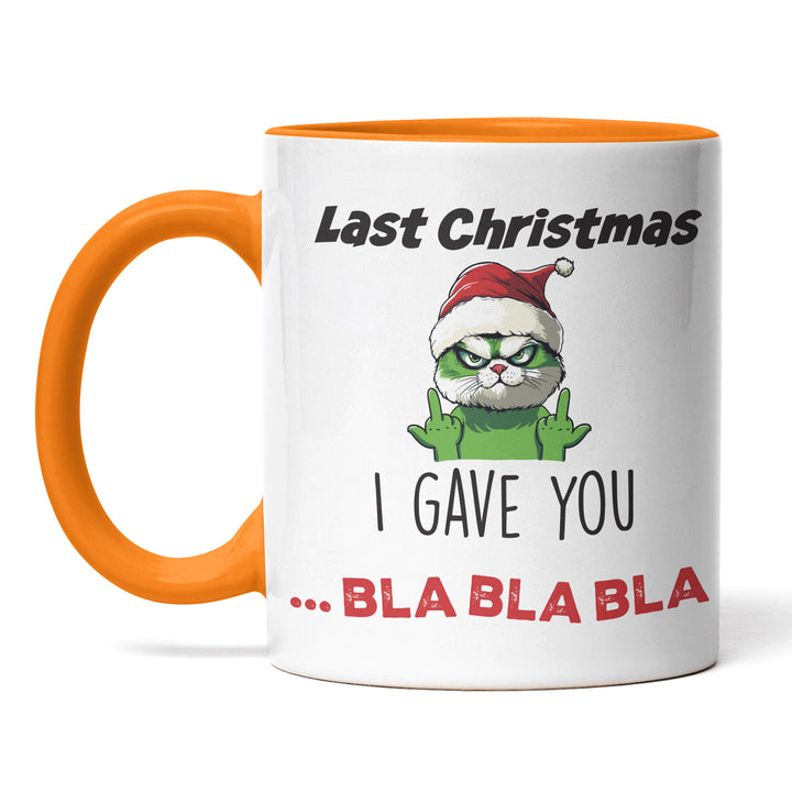 Last Christmas I Gave You Bla Bla Bla Tasse – Lustige Weihnachts-Tasse mit Spruch | PEPAM Geschenke