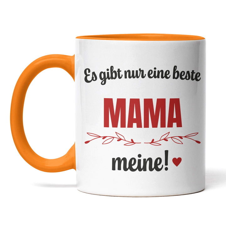 Tasse "Es gibt nur eine beste Mama" – Charmantes Geschenk für Mütter