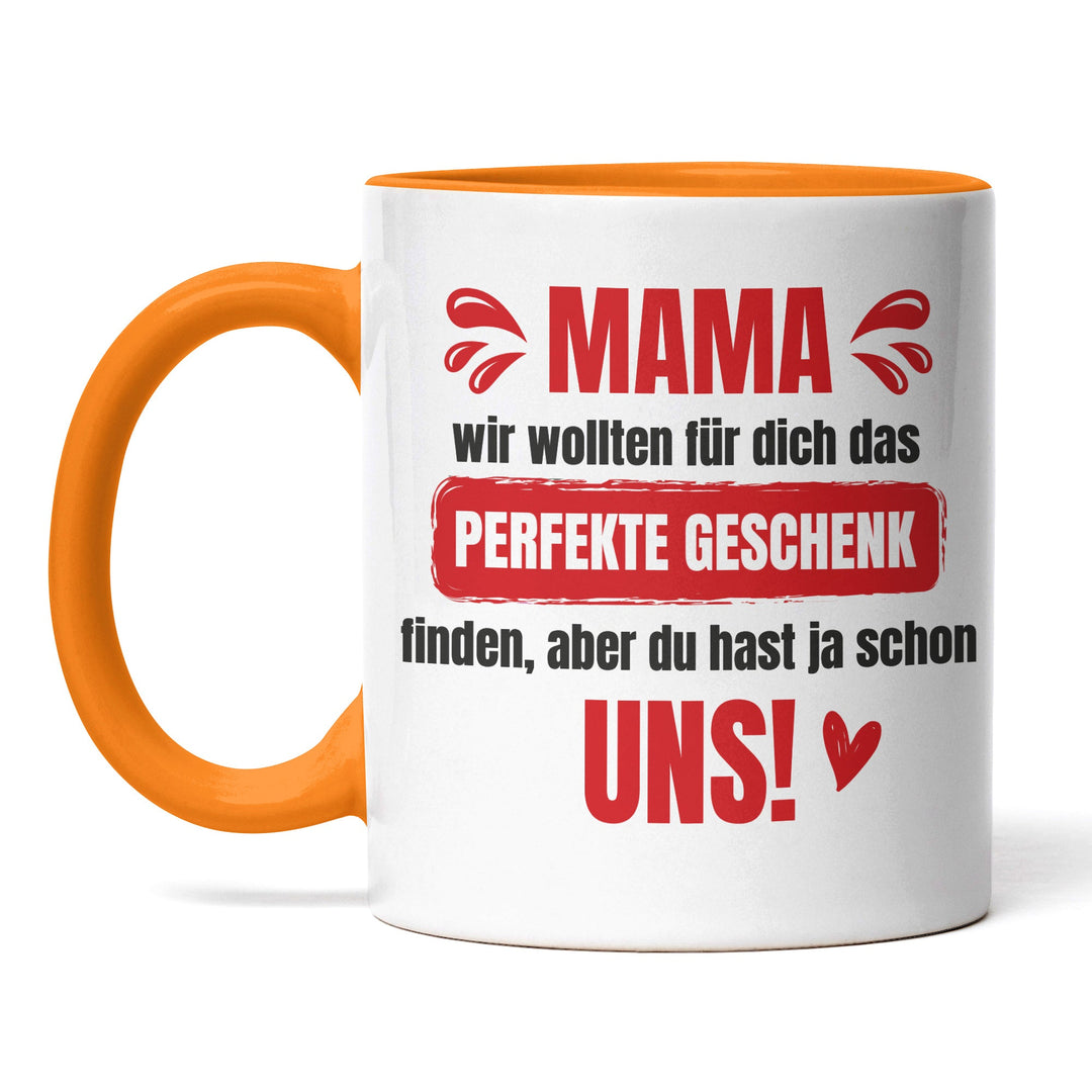 Lustige Tasse "Mama, das perfekte Geschenk" – Charmantes Geschenk für Mütter