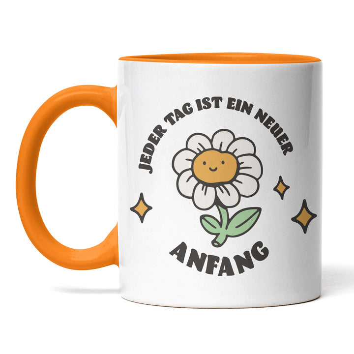 Tasse "Jeder Tag, neuer Anfang" – Motivations-Tasse für einen positiven Start