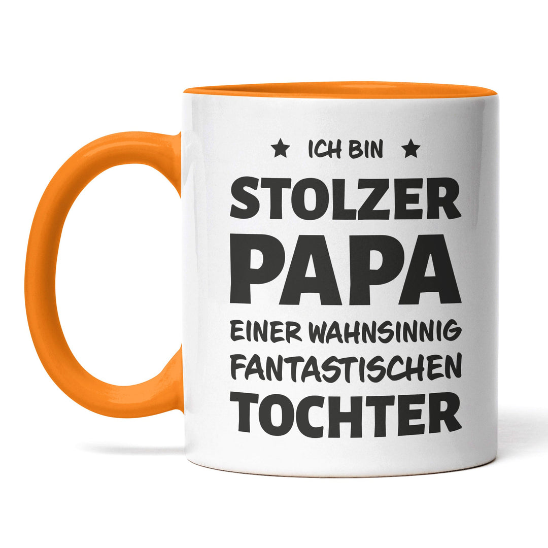 Tasse "Stolzer Papa, fantastische Tochter" – Liebevolles Geschenk für Väter