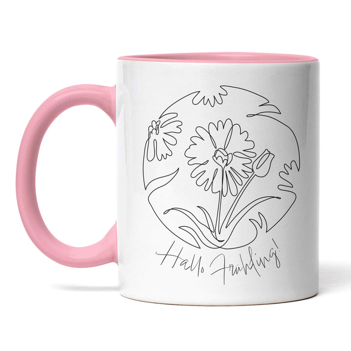Tasse "Hallo Frühling" – Perfekt für Frühlings- und Naturfreunde