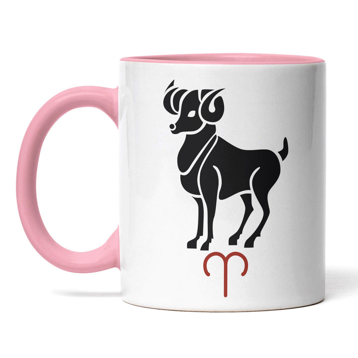 Tasse "Widder-Sternzeichen" – Dynamische Sternzeichen-Tasse für echte Widder