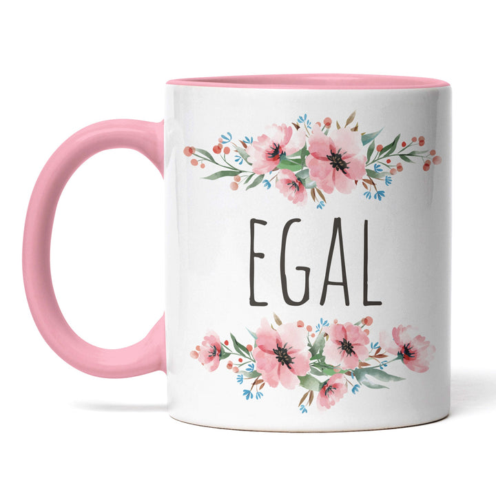 Tasse "EGAL" – Minimalistische Sarkasmus-Tasse für Büro & Alltag