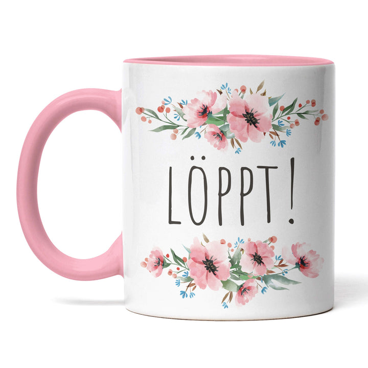 Tasse "LÖPPT!" – Lustige Motivations-Tasse für Alltag & Büro