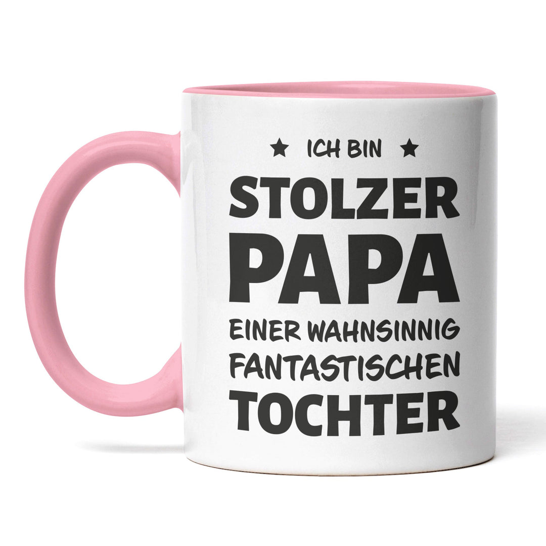 Tasse "Stolzer Papa, fantastische Tochter" – Liebevolles Geschenk für Väter