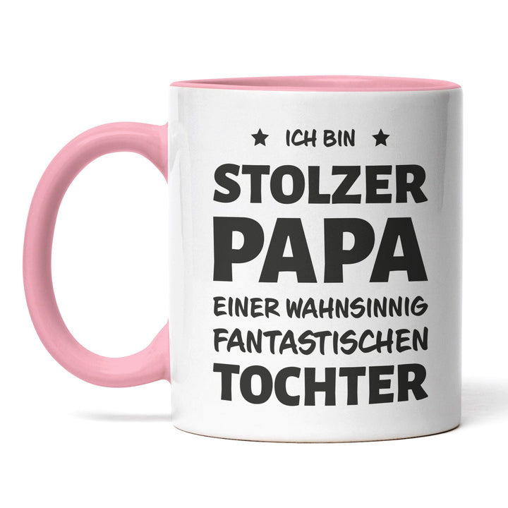 Tasse "Stolzer Papa, fantastische Tochter" – Liebevolles Geschenk für Väter