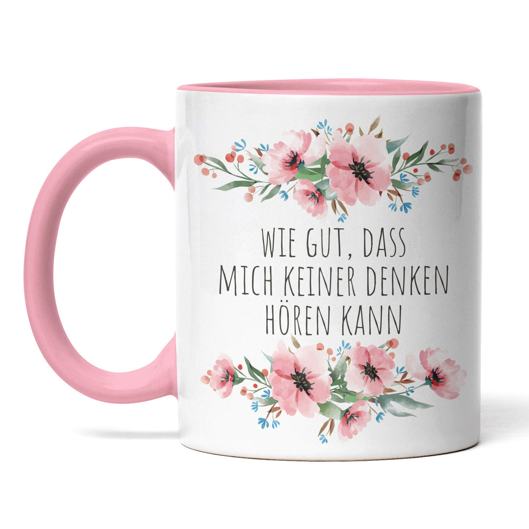 Tasse "Keiner denken hören kann" – Lustige Sarkasmus-Tasse für Büro & Alltag