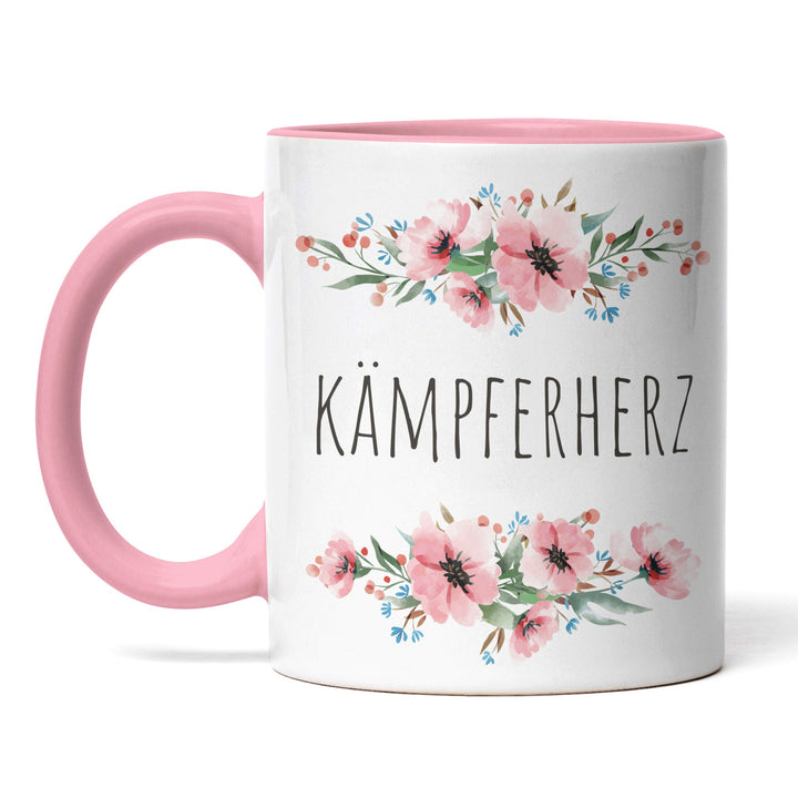 Tasse "Kämpferherz" – Motivations-Tasse für starke Persönlichkeiten
