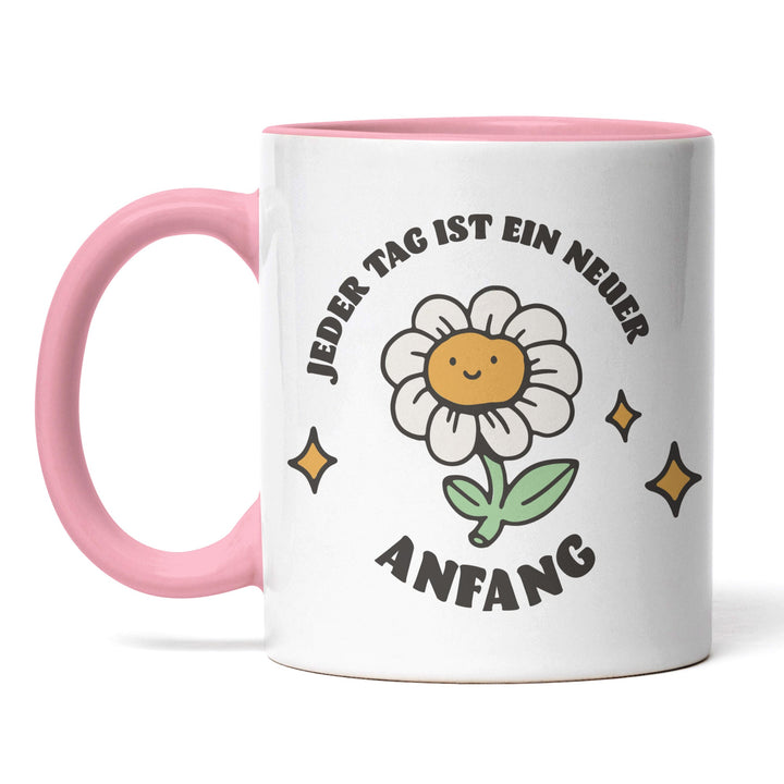 Tasse "Jeder Tag, neuer Anfang" – Motivations-Tasse für einen positiven Start