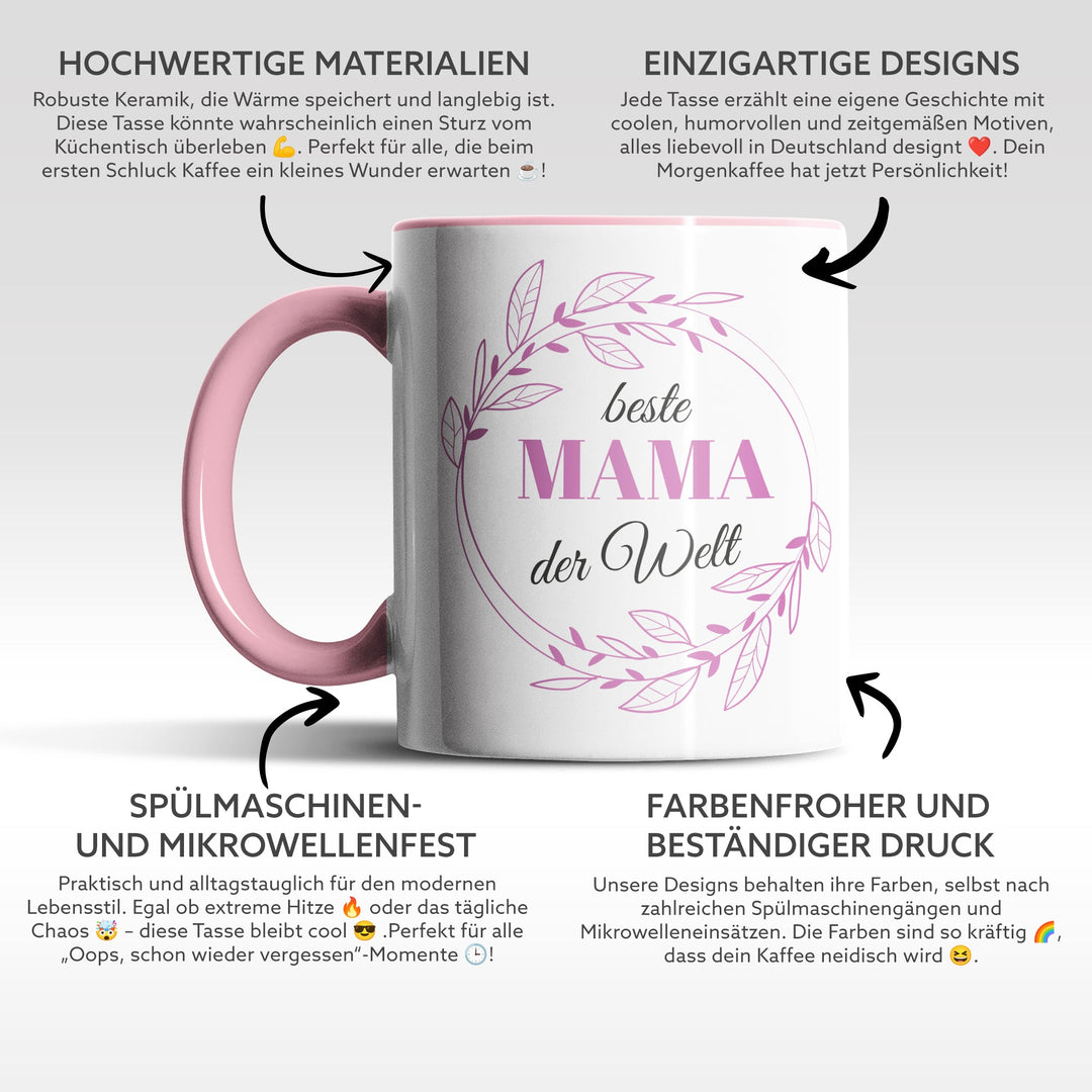 Tasse "Beste Mama der Welt" – Charmantes Geschenk für Mütter