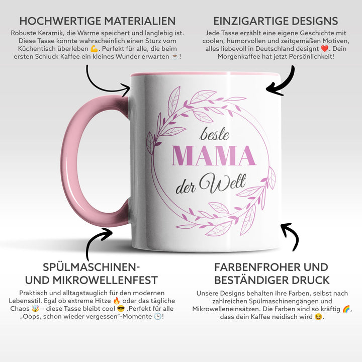 Tasse "Beste Mama der Welt" – Charmantes Geschenk für Mütter