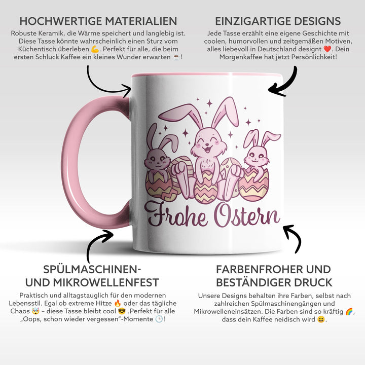 Tasse "Frohe Ostern" – Fröhliches Geschenk für die Osterzeit