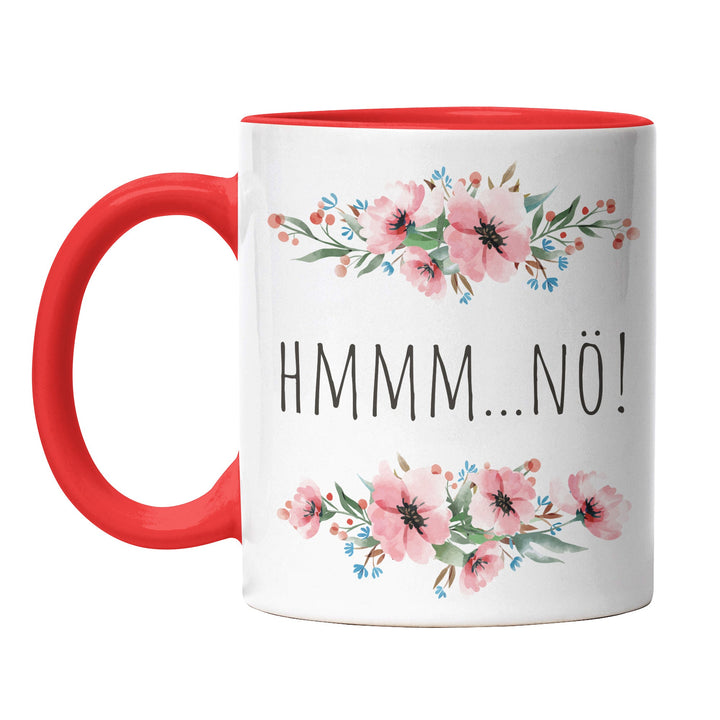 Tasse "hmmm...nö!" – Lustige Sarkasmus-Tasse für Büro & Alltag