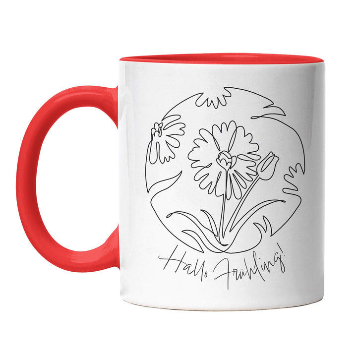 Tasse "Hallo Frühling" – Perfekt für Frühlings- und Naturfreunde