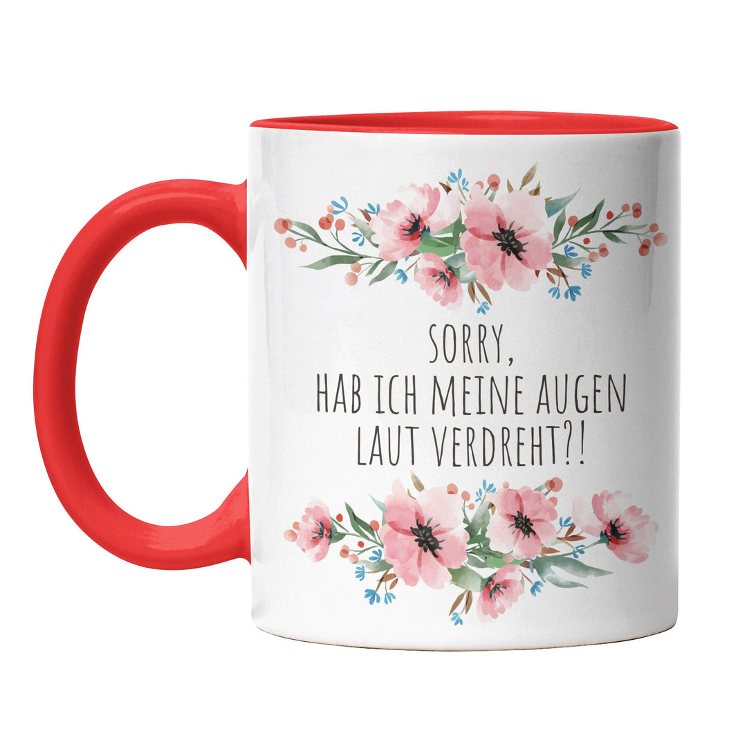 Tasse "Sorry, Augen laut verdreht" – Lustige Sarkasmus-Tasse für Büro & Alltag