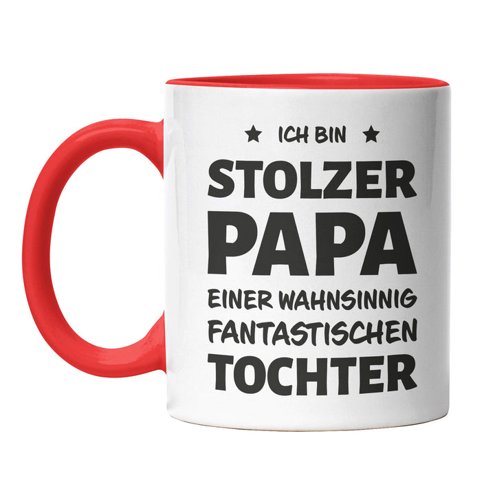 Tasse "Stolzer Papa, fantastische Tochter" – Liebevolles Geschenk für Väter