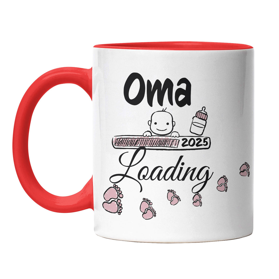 Lustige Tasse "Oma Loading" – Charmantes Geschenk für zukünftige Großmütter
