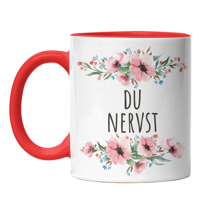 Tasse "Du nervst" – Lustige Statement-Tasse für Büro & Alltag