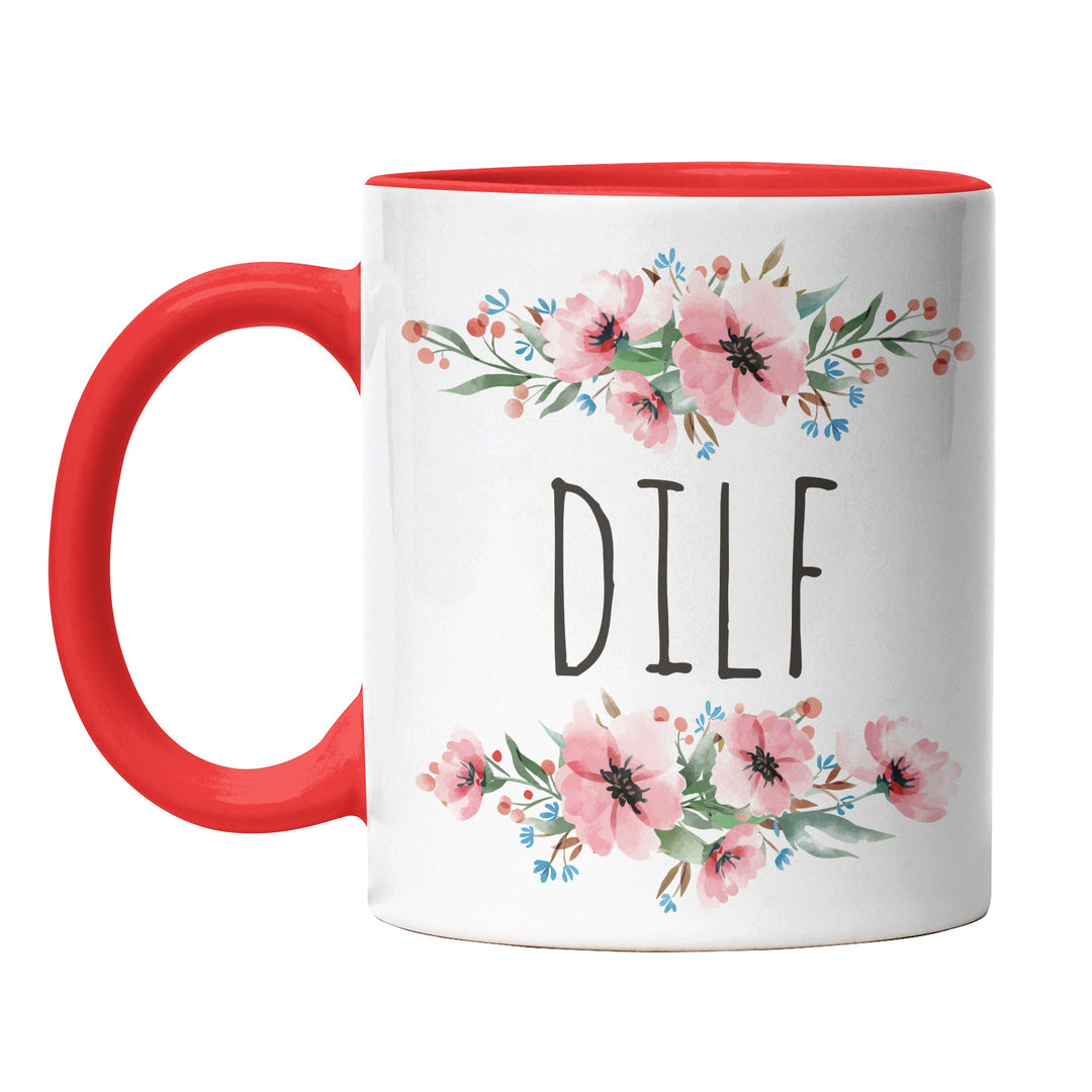 Tasse "DILF" – Lustige Spruch-Tasse für Männer & Väter mit Humor