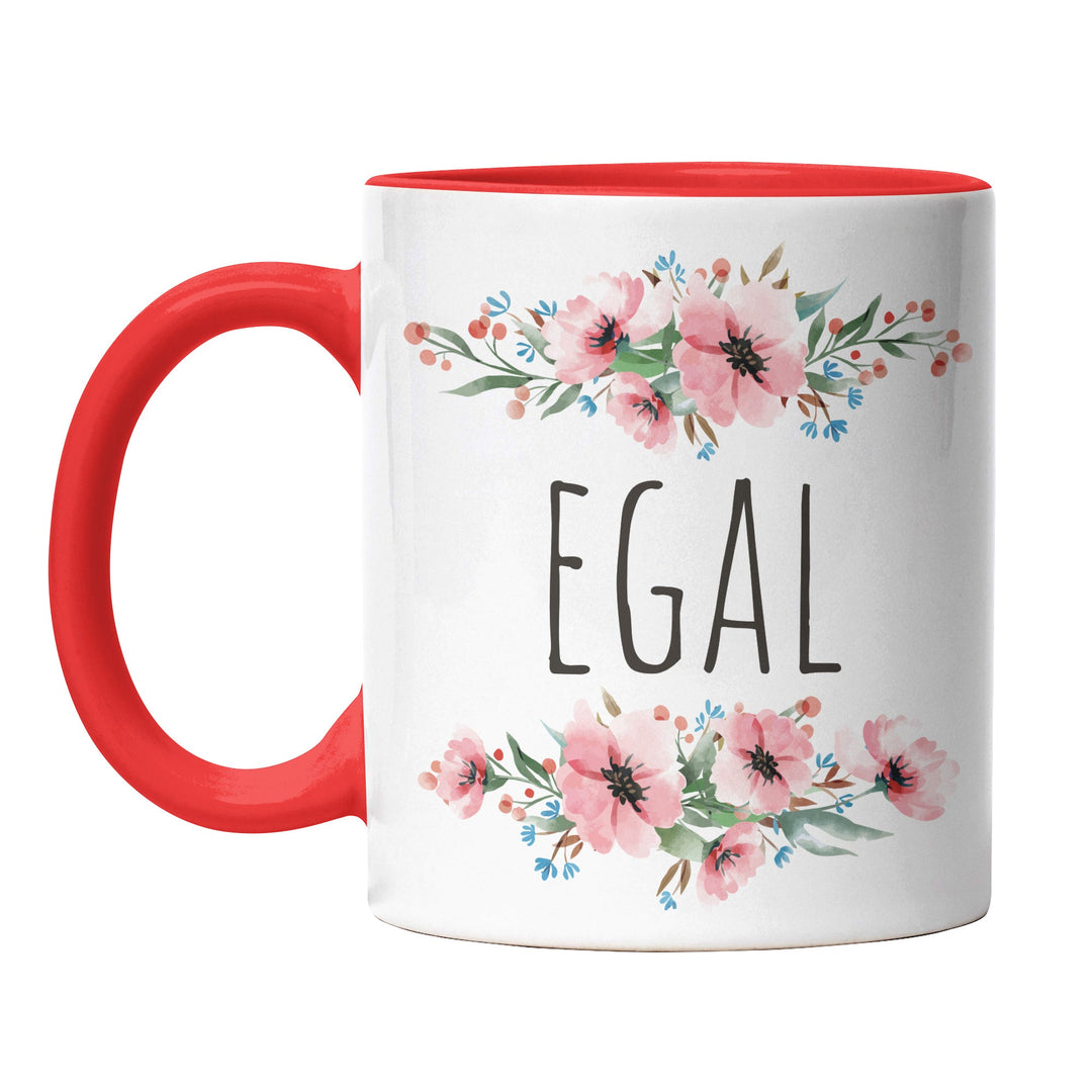 Tasse "EGAL" – Minimalistische Sarkasmus-Tasse für Büro & Alltag
