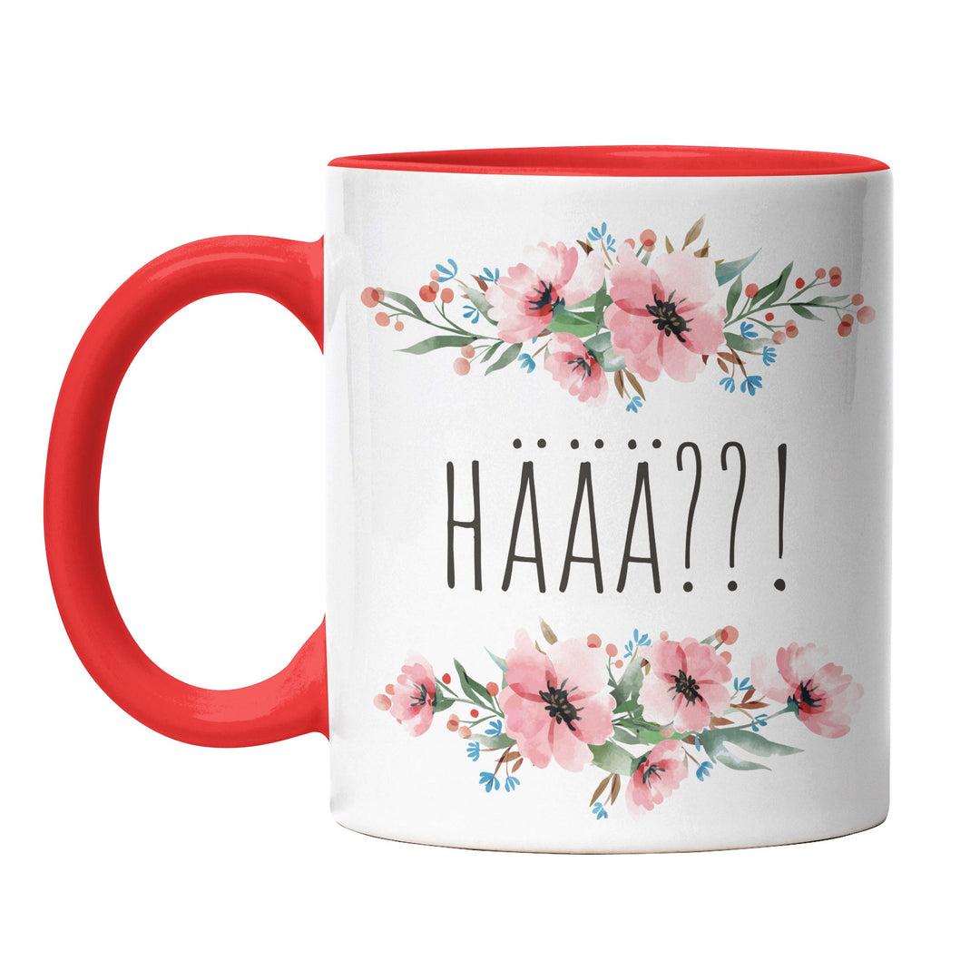 Tasse "HÄÄÄ" – Lustige Spruch-Tasse für Verwirrte & Morgenmuffel