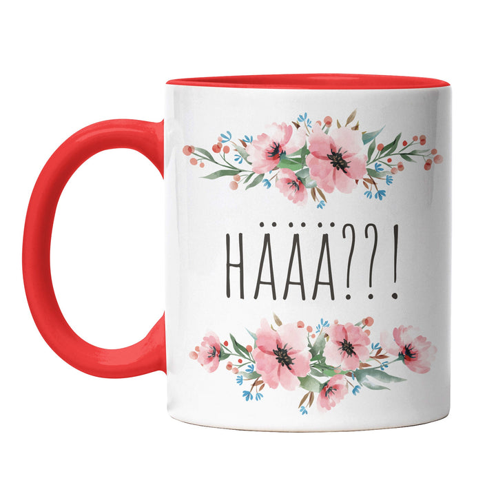 Tasse "HÄÄÄ" – Lustige Spruch-Tasse für Verwirrte & Morgenmuffel