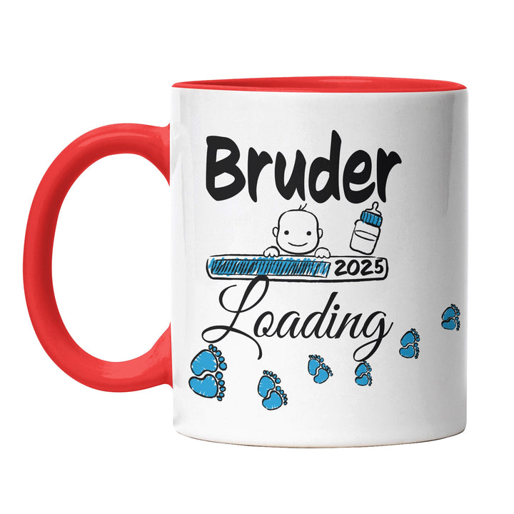 Lustige Tasse "Bruder Loading" – Charmantes Geschenk für werdende Brüder