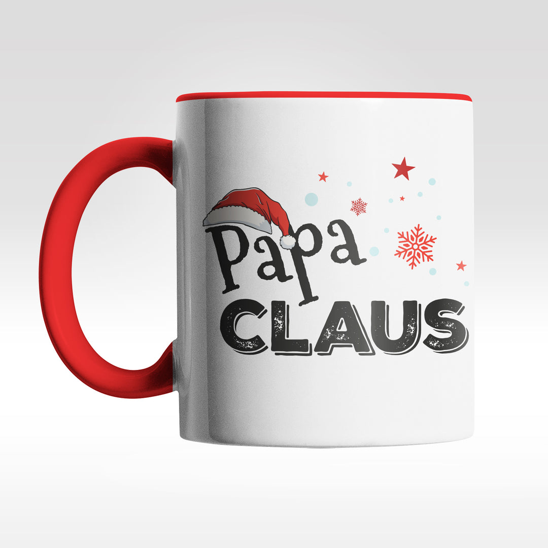 Papa Claus mit Mütze Tasse – Lustige Weihnachts-Tasse für Väter & Familien | PEPAM Geschenke