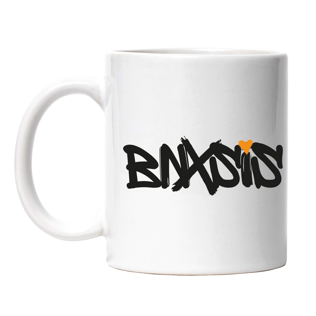 Street-Style Tasse mit Graffiti Design – Dance Passion Edition, hochwertige Keramiktasse
