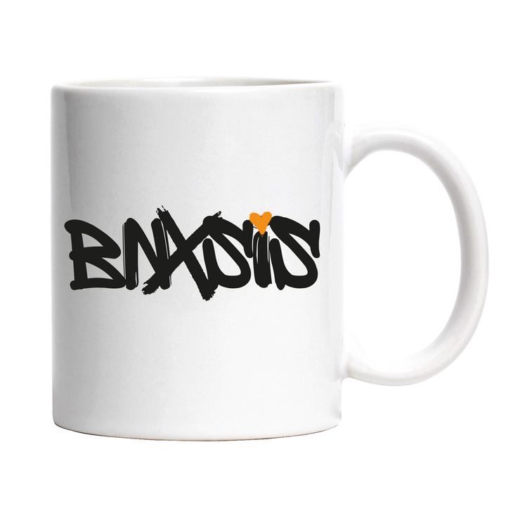 Street-Style Tasse mit Graffiti Design – Dance Passion Edition, hochwertige Keramiktasse