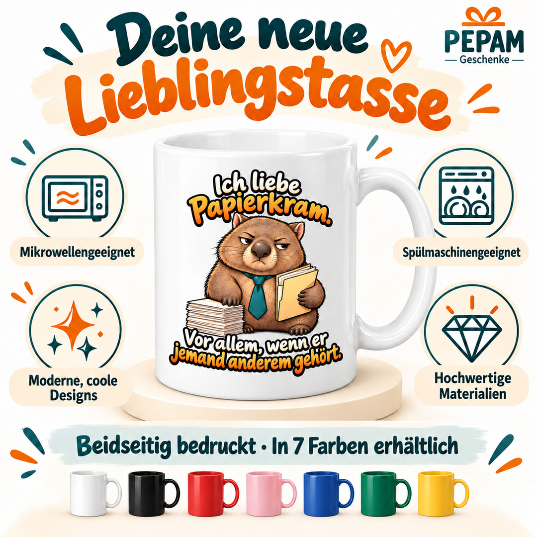 PEPAM Geschenke – Vorteile der Wombat-Tasse