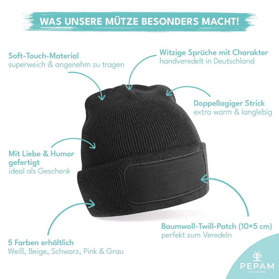 Beste Mama der Welt – Premium Beanie | Zeitlose Mütze für Herzensmamas