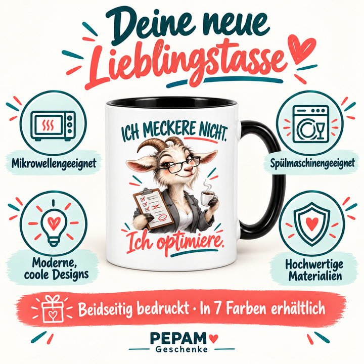 Vorteile der PEPAM Ziegen-Tasse
