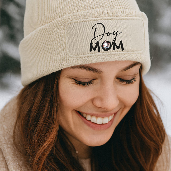 Mütze „Dog Mom“ | Beanie für stolze Hundemamas
