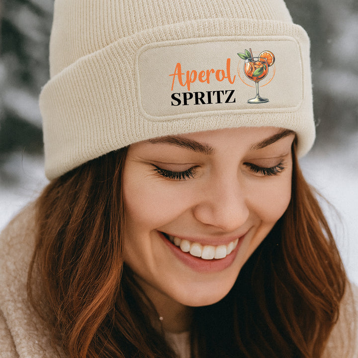 Aperol Spritz Mütze – Lustige Beanie mit Spruch | Geschenk für Aperol Fans & Freundinnen