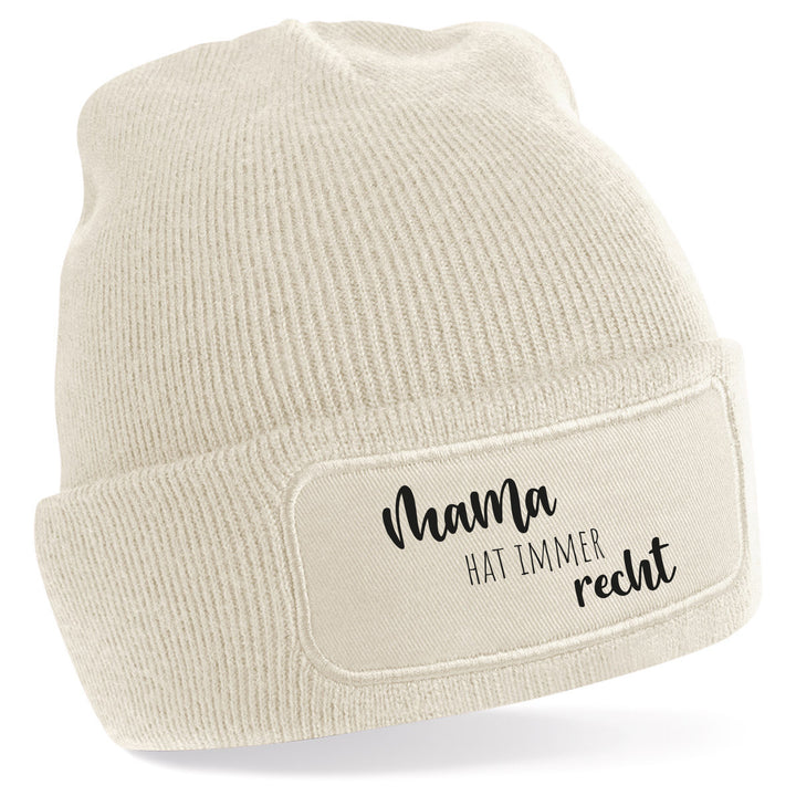 Mütze „Mama hat immer recht“ | Lustige Beanie für selbstbewusste Mamas