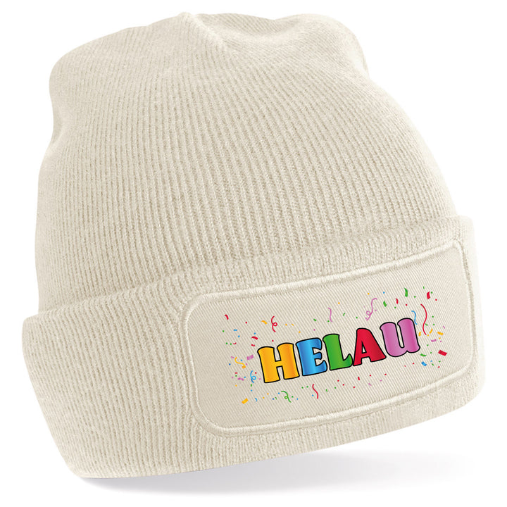 Helau Beanie | Lustige Karnevals-Mütze für Fasching & Winter