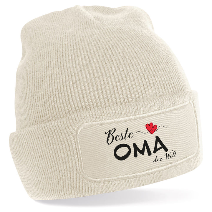 Mütze „Beste Oma der Welt“❤️ | Beanie für stolze Großmütter
